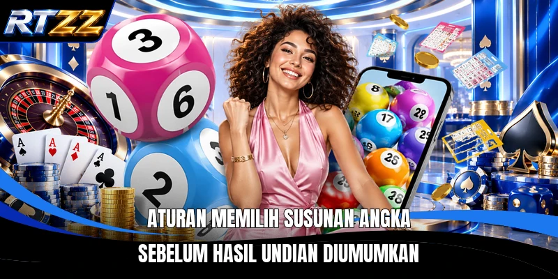 Aturan memilih susunan angka sebelum hasil undian diumumkan