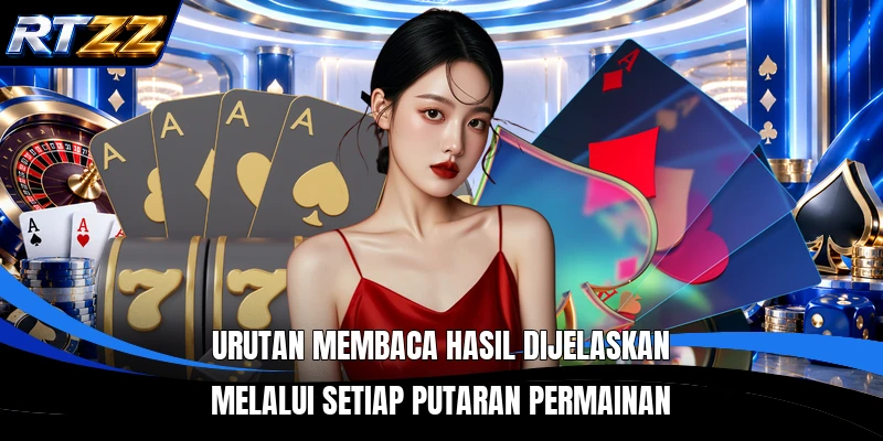 Urutan membaca hasil dijelaskan melalui setiap putaran permainan